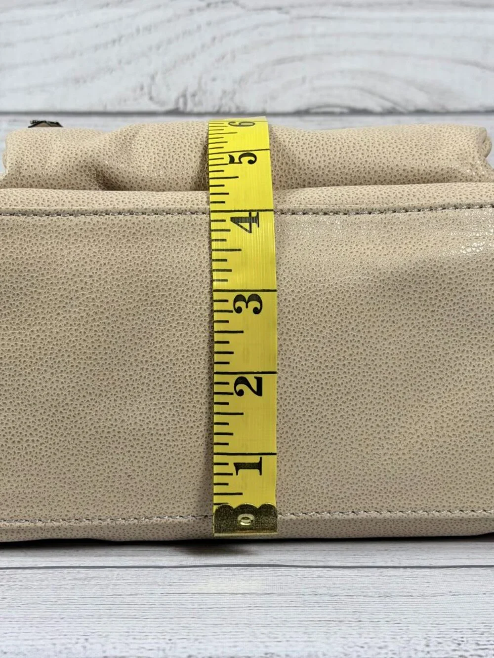 NWT Elliott Lucca Vivien Foldover Hobo Truffle Taupe Leather Bag 👜